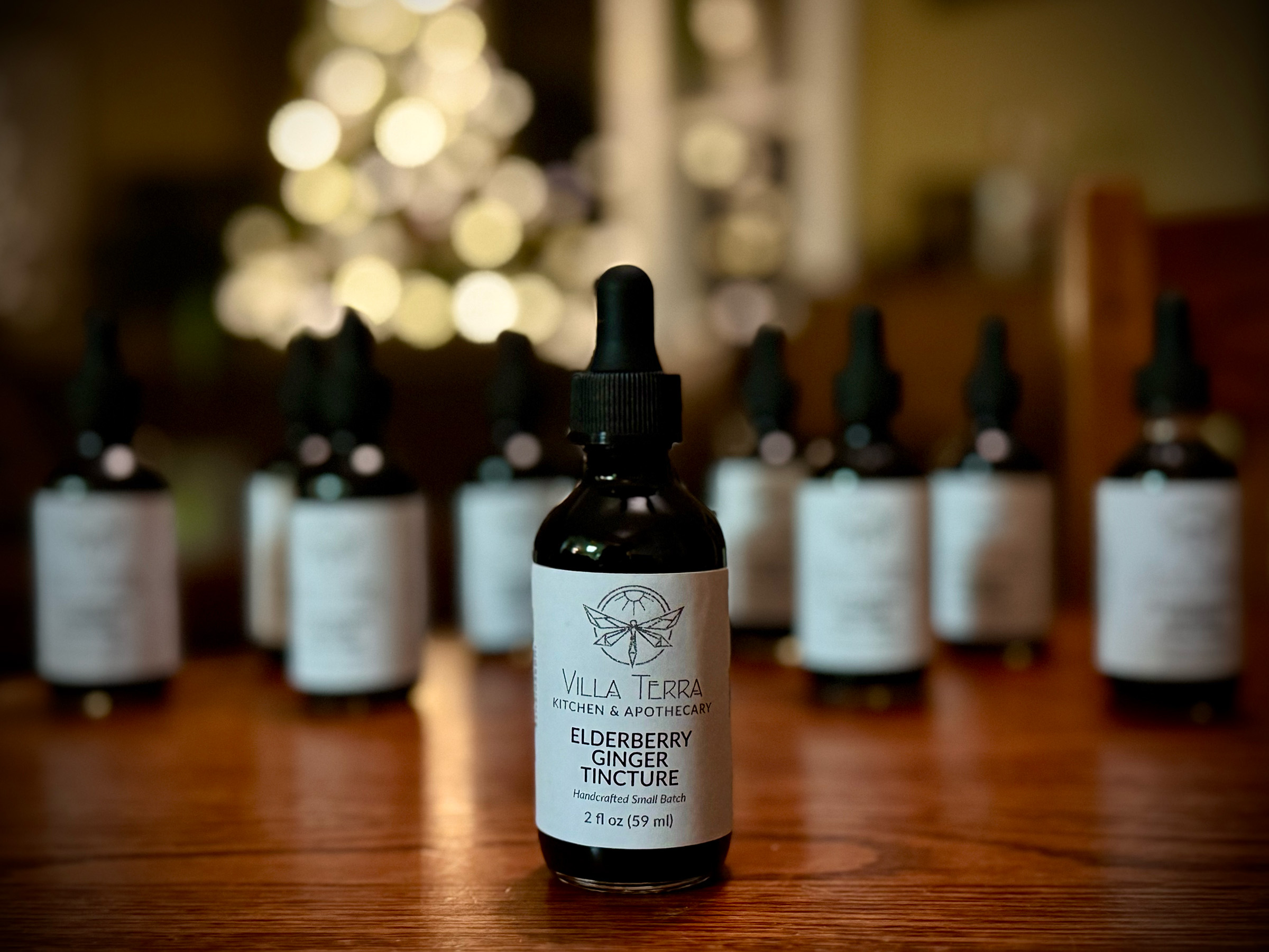 Elderberry Ginger Tinctures